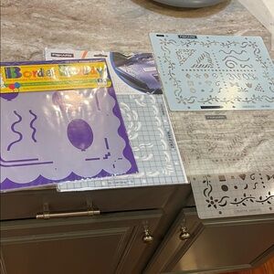 Lot of NEW paper crafting stencils - thousands of design possibilities!